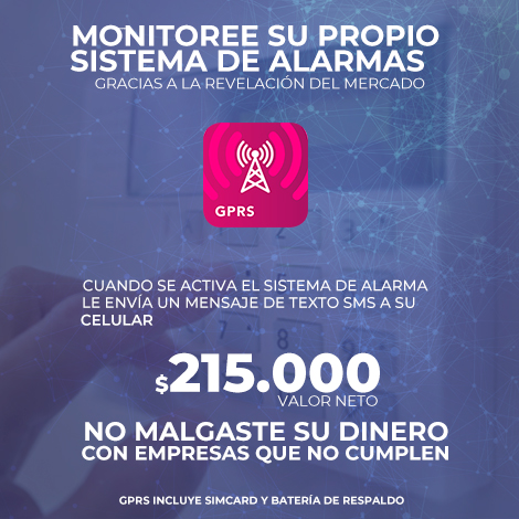 Alarma sistema GPRS